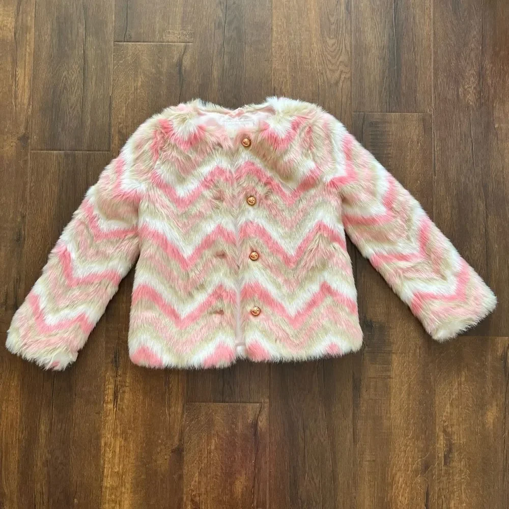 Janie and Jack girl coat size 7-8 used condition